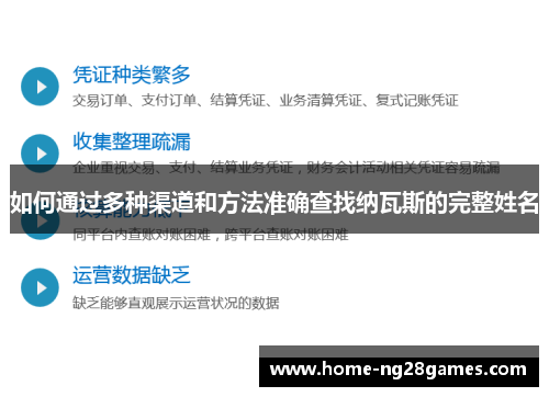 如何通过多种渠道和方法准确查找纳瓦斯的完整姓名