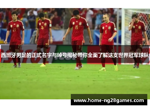 西班牙男足的正式名字与绰号揭秘带你全面了解这支世界冠军球队