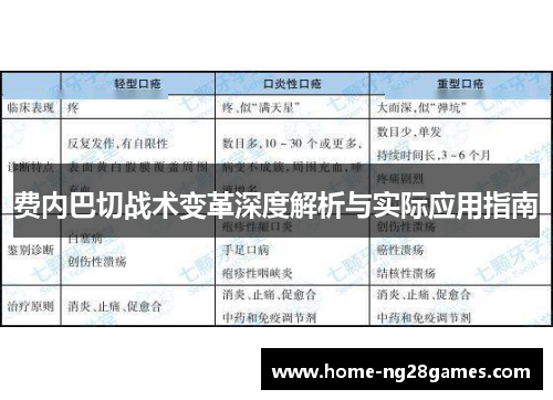 费内巴切战术变革深度解析与实际应用指南